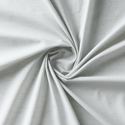 Image of 100% Pure Cotton 3 Layer Dohar, Double Bed Blanket Comforter, (90''X100'' / 230X254 CM), Uni Chambray, Skin Friendly Dohar, Color - L. Gray