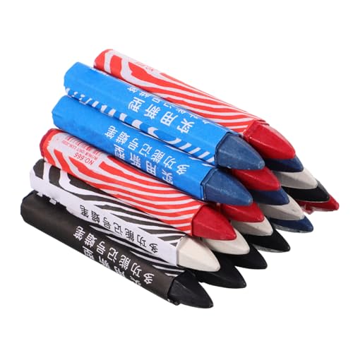 FUNOMOCYA 5pcs Tire Repair Crayon Pens Quick Drying Automotive Wheel Marking Chalk for Wet Dry Use Durable Tire Marking Tools for Mechanics and Maintenance