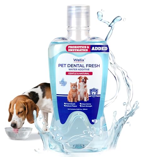 Wellix Cat & Dog Breath Freshener Water Additive 12.85 fl oz