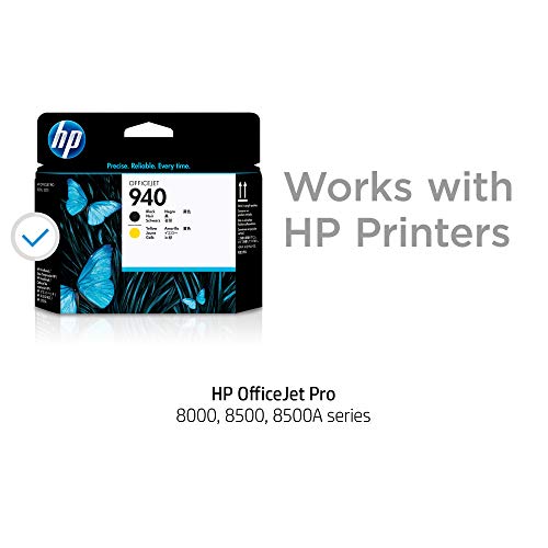 HP 940 Cartouche d'Encre Authentique C4900A Noir Jaune Standard
