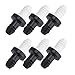 Xntun Check Valve, 6Pcs 3/8" 10mm ABS Inline One Way Non Return Check Valve Apply to Water Fuel Gas Liquid Air