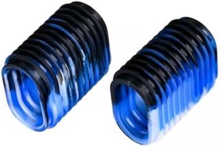 QSTDGVPW 3 Mangos de Carrete de Pesca Duraderos, Cubiertas de Perilla de er, Accesorios de Pesca, Color Azul, 3 Piezas