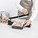 Restaurantware 12 Inch Impulse Sealer 1 Manual Heat Sealer - Food Safe Industrial Grade Black Aluminum Heat Sealing Machine Adjustable Heat Levels Portable