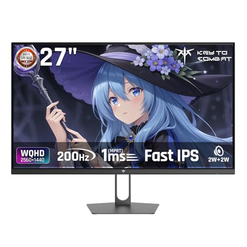 KEY TO COMBAT 27インチゲーミングモニター WQHD KTCモニターH27T22C-3