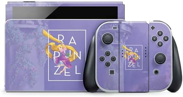Skinit Decal Gaming Skin Compatible with Nintendo Switch OLED (2021) - Officially Licensed Disney Princess Rapunzel Art Design