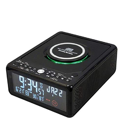 デュアルアラームCDクロックラジオ CD-CLR3I コスモテクノ