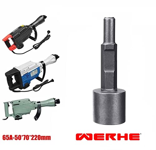 WERHE Post Driver HEX30 50mm, Robust Stainless Steel for Fast Driving of Posts, Compatible with Demolition Hammers - Image 3