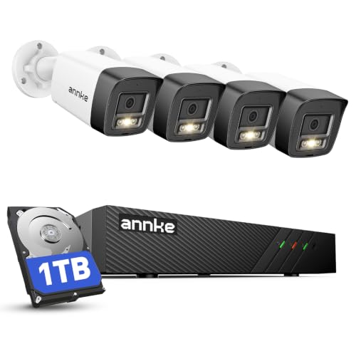 ANNKE 8-Channel 5MP PoE System with 4 Cameras