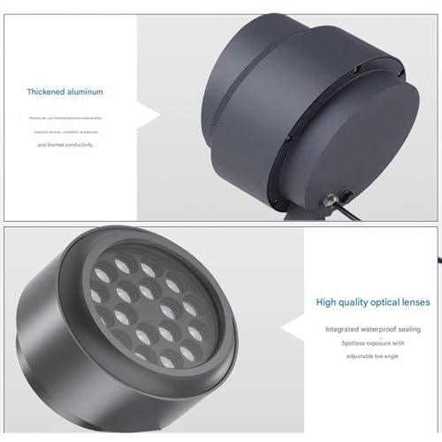 Projecteur LED extérieur 6W 220V blanc chaud pour éclairage de jardin