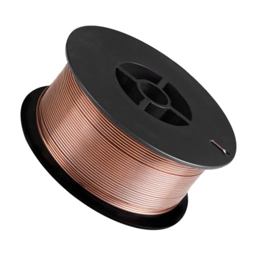 TOYANDONA Filo Saldatura Carbonio Senza Gas Resistente per Saldatrici Esterne Filo Animato Solido Bobina Alta Penetrazione e Durata per Hobbisti e Professionisti