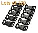 Cosmos ® 120 PCS 5/8 Inch Economy Contoured Side Release Plastic Buckles with Cosmos Fastening Strap