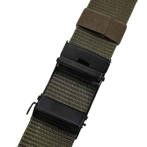 Practical and Stylish Single - Piece Nylon Belt with Modern Metal Buckle4
