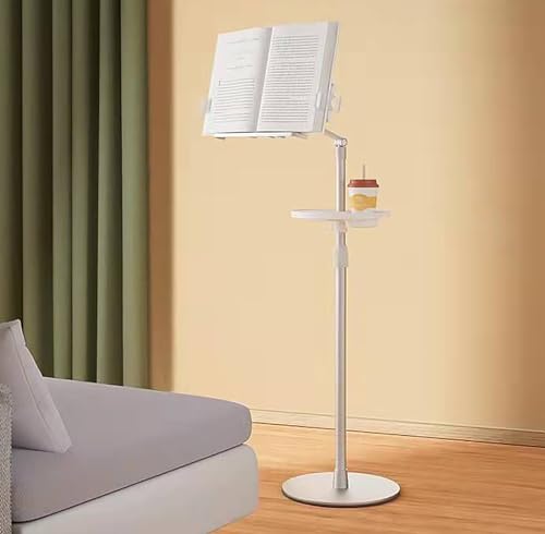 Atril para libros de suelo ajustable a 180° para leer cómodamente en el salón 2