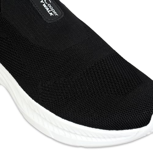 Image of Men's Mesh Slip On Walking Shoes Breathable Lightweight Non-Slip EVA Sole Grey Black