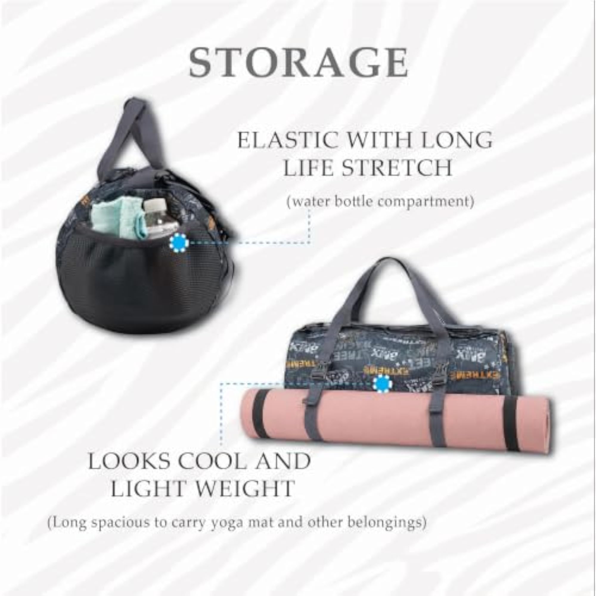 31L Xtreme Mat Duffle Gym Bag