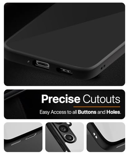 Image of WOW IMAGINE Shockproof Hybrid Back Cover for Redmi Note 14 SE 5G | Redmi Note 14 5G | Hard Slim fit Back Case | PC & TPU | Clear Transparent Case - Black