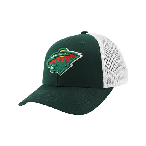 Minnesota Wild NHL Officially Licensed Adjustable Snapback Hat Big Rig Icon Team Color