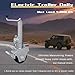 350W 12V Electric Trailer Dolly, 5000lbs Towing Capacity Adjustable Trailer Jockey Wheel with 22 Ft/min Moving Speed, 8'' Rubber Tire for Moving Trailer Caravan Boat
