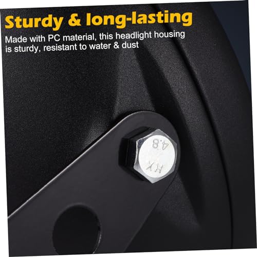 Boîtier phare moto LED iplusmile support fixation solide coque protection antichoc