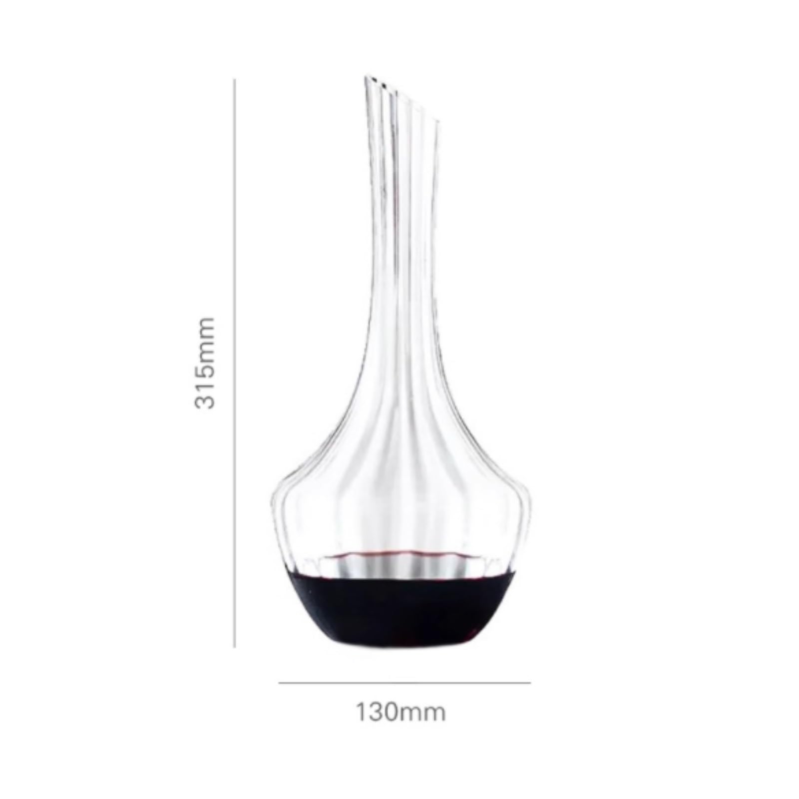 Decantador Profesional Decantador De Vino Cristal, Perfecto For El Hogar, Restaurantes, Fiestas, Forma Borde Recto Amantes del Vino