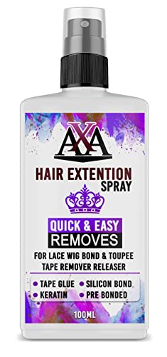 Tape & Italian Keratin Bond Remover Solvent Spray Hair Extensions Pre Bonded Lace Wig Glue Dissolver 100ml