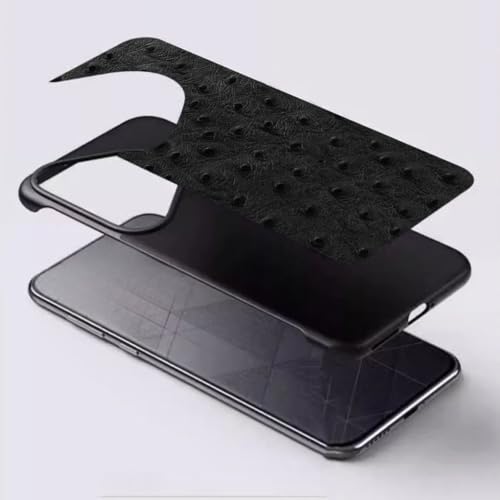 Mince coque pour iPhone 17 en cuir véritable anti rayures