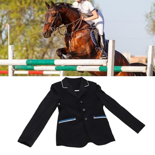 Chaqueta de competición de equitación transpirable con algodón infantil 2