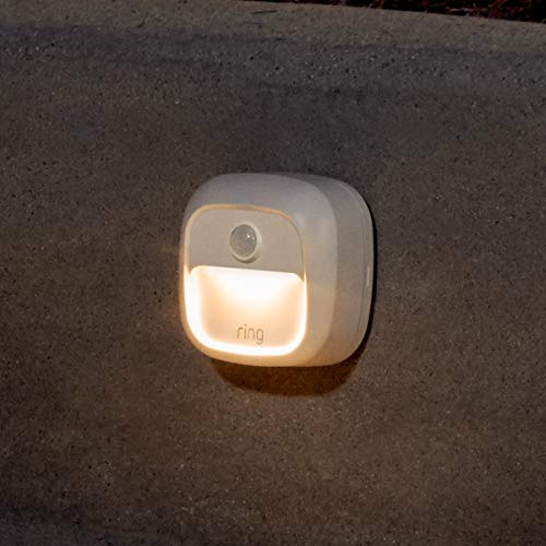 Ring Smart Lighting – Steplight, Battery-Powered, Outdoor Motion-Sensor Security Light, White (Bridge required)