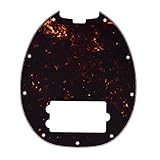 Dopro Bass Pickguard Fit for Musicman classic 4 string StingRay bass models Dark Tortoise