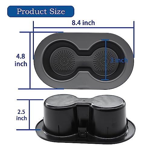 Portavasos trasero compatible Dodge Dakota y Ram 2005-2017 miniatura 5