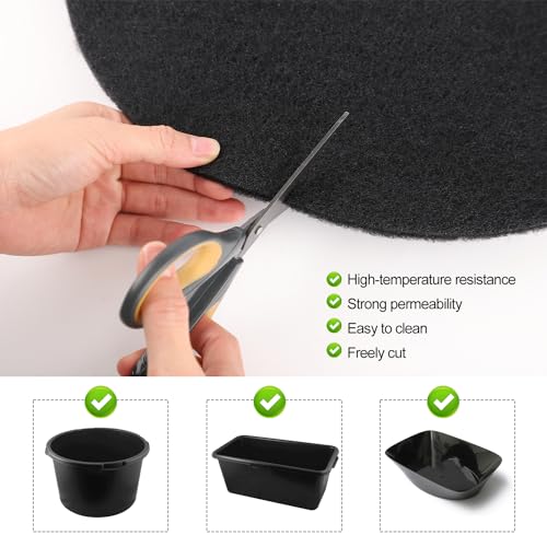 2 Stück 38cm Ölablass Spritzpad, Rund Ölwechselmatte Ölmatte Auto Ölmatte für Auto Ölwechsel und Getriebe Ablasswanne