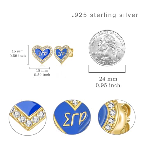 Image of Sorority Paraphernalia Gift OES /ZPB /DST /SGRho Sorority Jewelry Gift for Women