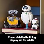 LEGO Disney & Pixar Wall-E & EVE Building Set for Adults, Ages 18+ - Home Office, Book Shelf, or Room Decor for Disney Fans - Gift Ideas for Men & Women - 43279