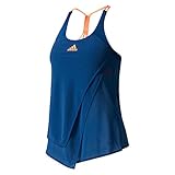 Tirantes dobles finos. Camiseta de tirantes para mujer Melbourne de Adidas, Mujer, azul oscuro, xx-small