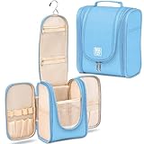 BOACAY Hanging Travel Toiletry Bag for Women and Men, Makeup Bag, Bathroom & Shower Organizer Kit for Accessories, Cosmetics, Travel Essentials
