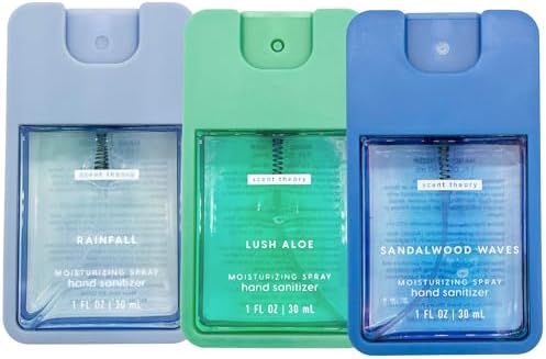 Scent Land Power Mist Hydrating Hand Sanitizer Spray | Summer Fun Trio (Fresh Trio)