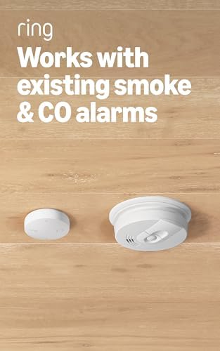 Ring Sensors: Smoke & CO Listener (newest model) – Instant notifications, on Amazon Sidewalk, no base station needed, Pro Monitoring (sold separately)