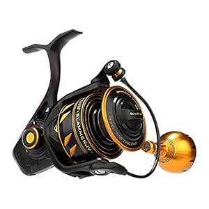 Penn Slammer IV Moulinet Spinning pêche en mer, Robuste et résistant, pêche au leurre, Bar, lieus, Thon, carangue, pêche…