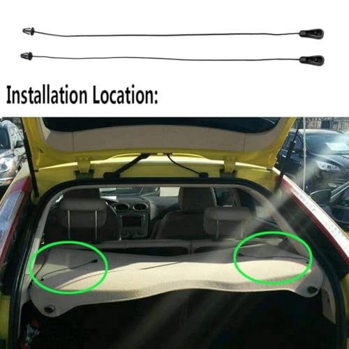 Cuerda maletero coche y cordón de bandeja para Ford Focus MK2 viajes y compras organizadas 6