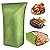21-inch BBQ Meat Blanket for Resting Meat - Reusable Insulated BBQ Resting Blanket - BBQ Resting Bag with Zipper - Foldable BBQ Blanket for Resting Meat, Brisket, Smokers - BBQ Gifts for Men Green