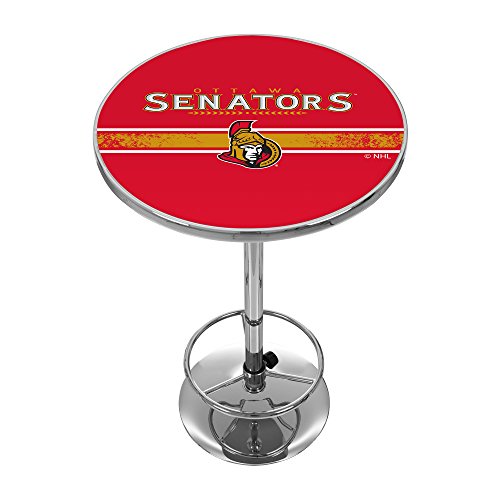 Trademark Gameroom NHL Ottawa Senators Chrome Pub Table