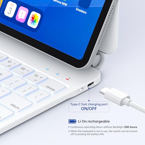 Tolpeiksoy Magnetic Keyboard Case with Stylus Pen for iPad Air 11-inch, iPad Pro 11, Multi-Touch Trackpad, Compatible with M4 2026, M3 2025, M2 2024, 10.9-inch Air 4th/5th Gen by Tolpeiksoy - Image 8