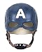 Captain America Helmet,Captain America Mask,Avengers Captain America Mask Helmet for Men (One Size, Thick Latex)