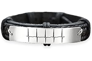 Personalized Silver Heartbeat Bracelet: A Symbol of Your Bond