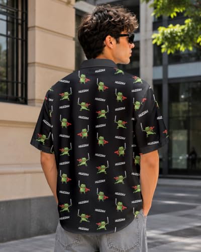 Image of 99TIMORO Funny Movie Mens Hawaiian Shirts Button Down Short Sleeve