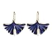 Produktbild Vi.yo Ohrringe Ohrstecker Damen Ohrringe für Schmuck Ohrringe für Spielzeug Ohrringe Ginkgo biloba, Legierung, 2.8 * 2.9 cm, blau
