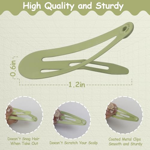 Pinzas para cabello mini metálicas SLYFTE, pack 120 piezas miniatura 3