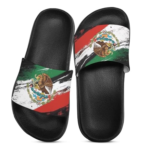Image of Boy & Girls Slide Sandals Kids Shower Shoes Non Slip Summer Slippers Beach Sandals