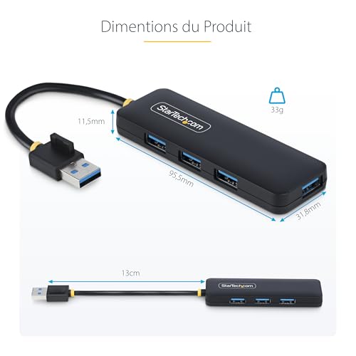 StarTech.com Hub USB A à 4 Ports H5A4A USB HUB - vue 9