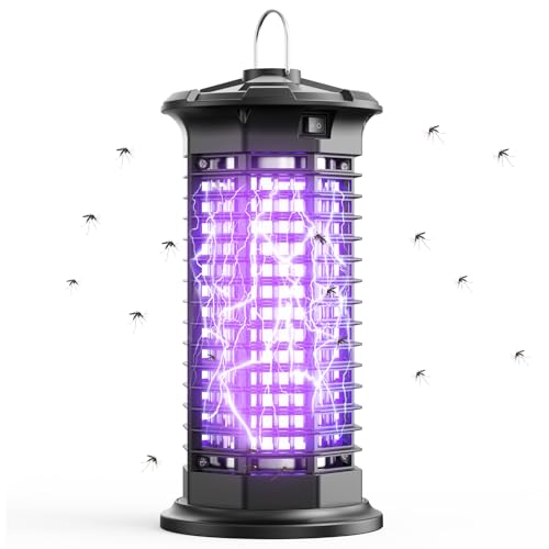 Bug Zapper Outdoor,Fly Traps for Indoors,4200V High Powered Mosqu...